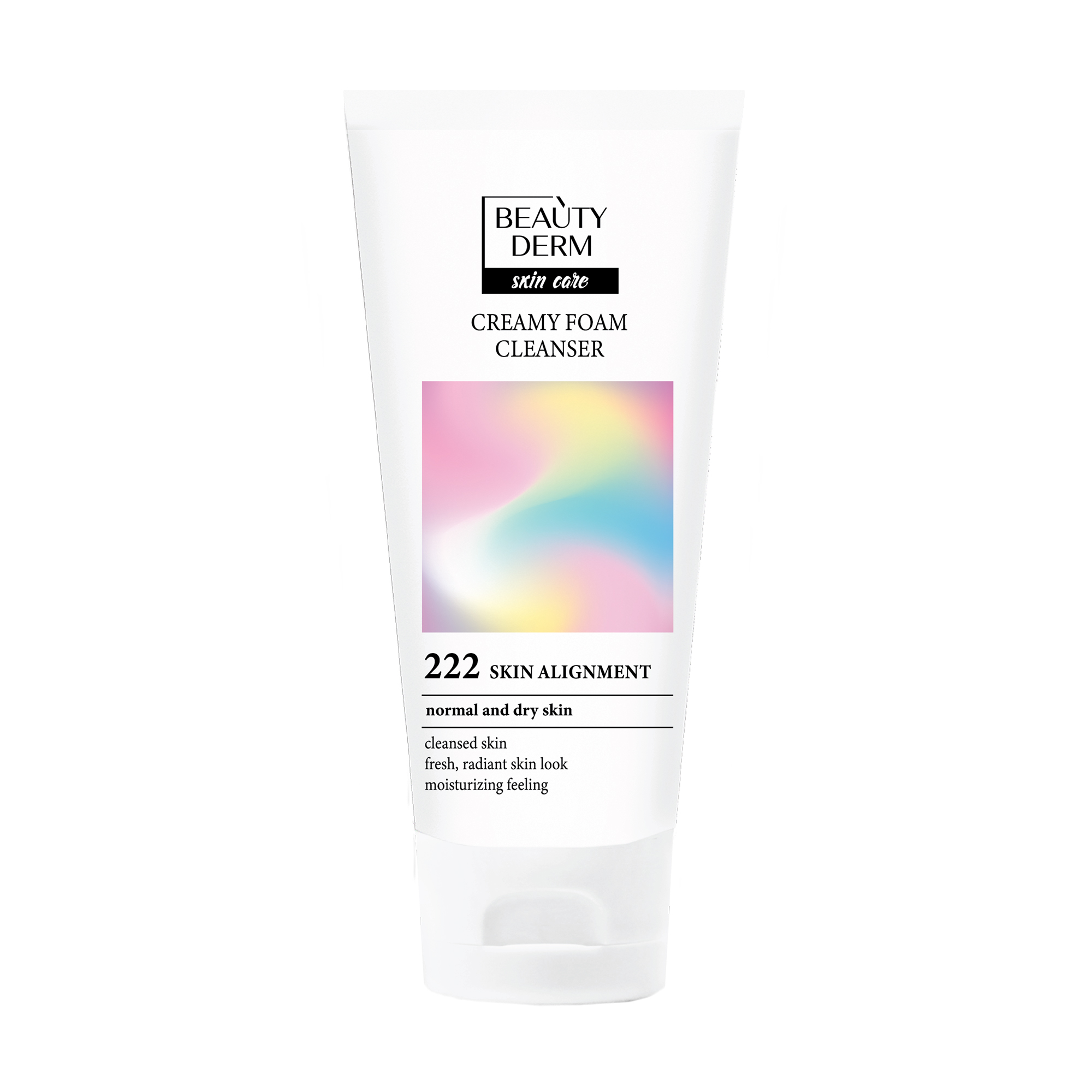 Крем-пінка для вмивання BEAUTYDERM Ready? Glow! для нормальної та сухої шкіри, 150 мл